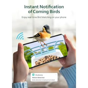 Oseori Smart Bird Feeder: 1080P HD Camera for Bird Lovers