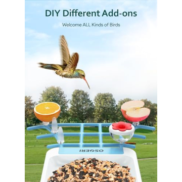 Oseori Smart Bird Feeder: 1080P HD Camera for Bird Lovers