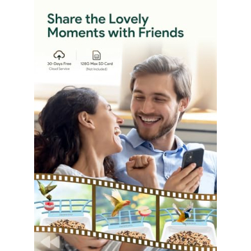 Oseori Smart Bird Feeder: 1080P HD Camera for Bird Lovers