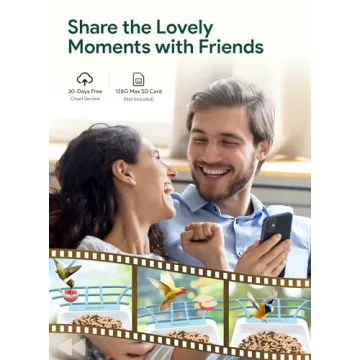 Oseori Smart Bird Feeder: 1080P HD Camera for Bird Lovers