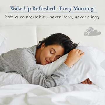 California Design Den Luxury 800 Thread Count King Size Sheets Set - 100% Cotton Sateen, Deep Pocket...