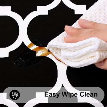 Durable Waterproof Table Cloth for Rectangle Tables