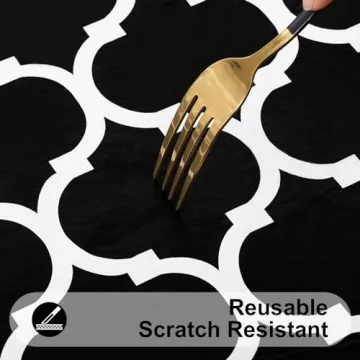 Durable Waterproof Table Cloth for Rectangle Tables