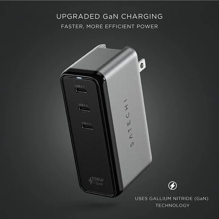 Satechi 108W USB C Charger for MacBook and iPhone