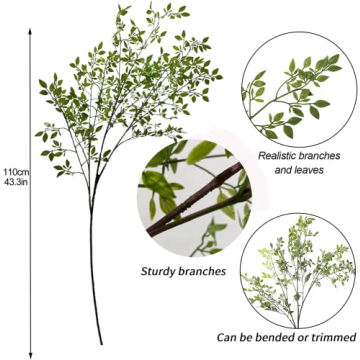 Garhelper 43 Inch Artificial Green Verdant Plant Decor