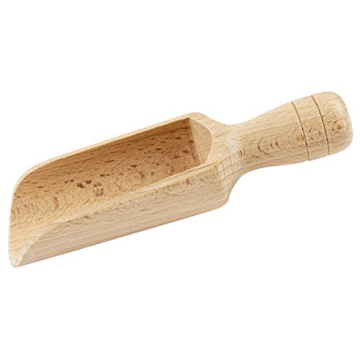 BICB Wooden Scoop Natural Beech Wood Multipurpose 5.5 Inch