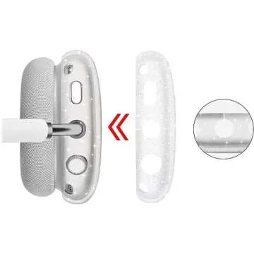 SaharaCase Sparkly Hybrid Flex Cover for AirPods Max