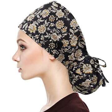 Adjustable QBA Working Cap for All Hair Types