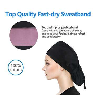 Adjustable QBA Working Cap for All Hair Types