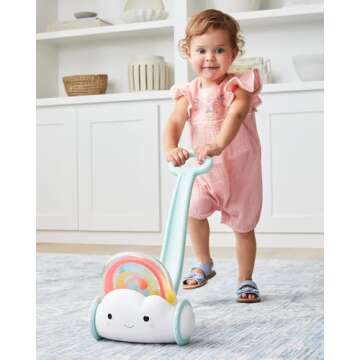 Skip Hop Baby Popper Push Toy, Silver Lining Cloud