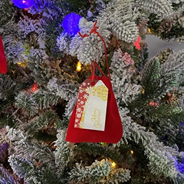 Gag Gift Velvet Bag with Real Authentic Coal Surprise