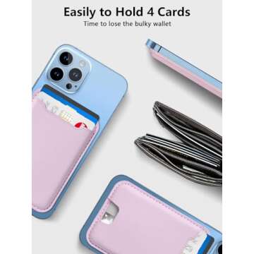 TopMade Magsafe Wallet | Strong Magnetic Card Holder