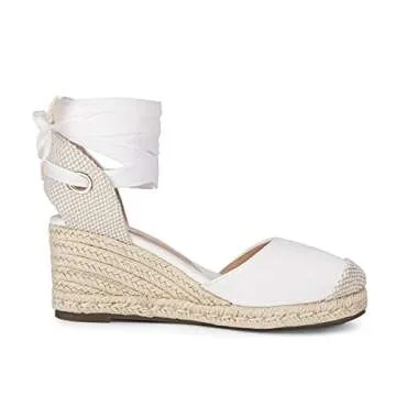 Chic Lace Up Espadrille Wedge Sandals Elevate Your Summer