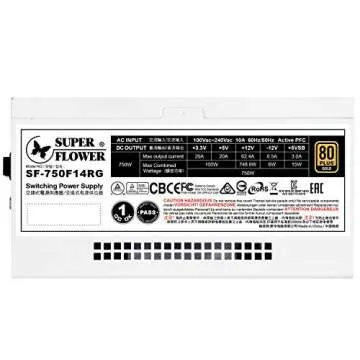 Super Flower Leadex III ARGB 80+ Gold, Addressable LEDs with 5V Motherboard Sync/Analog Controlled, ECO Fanless & Silent Mode, Full Modular Power Supply(750W)