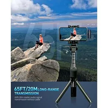 Wireless Lavalier Microphone for Type-C Phones - Easy Setup