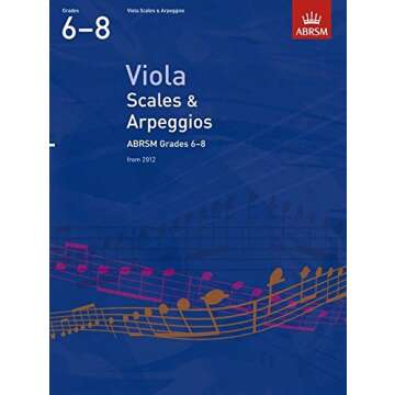 ABRSM Viola Scales & Arpeggios (Grades 6-8) - Essential Practice Guide