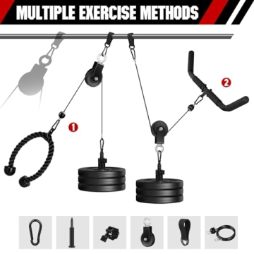 RENRANRING LAT and Lift Pulley Gym System