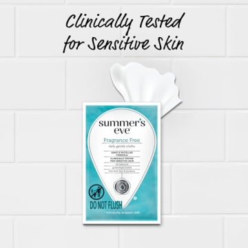 Summer's Eve Gentle Daily Feminine Wipes Fragrance-Free 16 Count