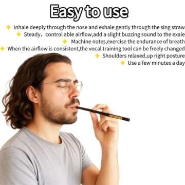 YOYODOGS Vocal Training and Healing Aid Tool - The Ultimate Sing Straw Voice Vocal Trainer