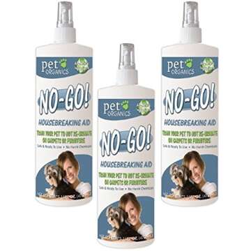 Pet Organics No-Go Housebreaking Aid Dog Spray - 3 Pack, 16 oz Each