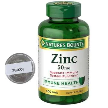 Nature's Bounty Zinc 50 mg - Vegetarian, 400 Caplets