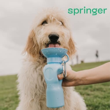 Springer Portable Dog Water Bottle | BPA-Free & Leak-Proof | 22oz