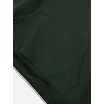 Aelfric Eden Oversized Hoodie for Men Vintage Streetwear Graphic Long Sleeve Pullover Hoodies Tops Green