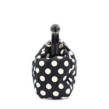 Menurra Polka Dot Evening Bag Clutch Purse for Women Wedding Party Handbag Cocktail Bag
