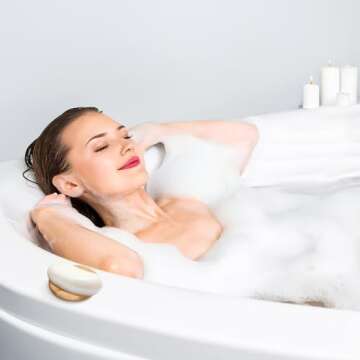 2pcs Bamboo Soap Dish Soap Tray,Round Bath Soap Holder Bamboo Soap Dish for Shower Wood Soap Holder Soap Saver Container Bathroom Storage Case for Bathroom Toilet Kitchen Hotel