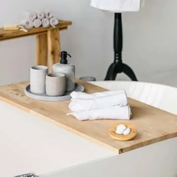 2pcs Bamboo Soap Dish Soap Tray,Round Bath Soap Holder Bamboo Soap Dish for Shower Wood Soap Holder Soap Saver Container Bathroom Storage Case for Bathroom Toilet Kitchen Hotel