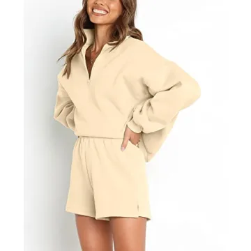MEROKEETY Women's Cozy Fall Oversized Lounge Set