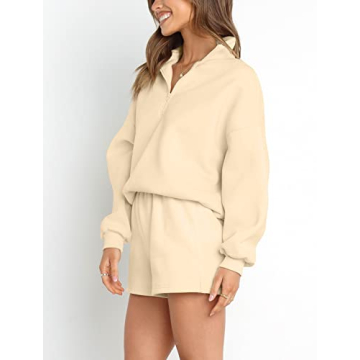MEROKEETY Women's Cozy Fall Oversized Lounge Set