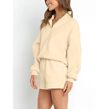 MEROKEETY Women's Cozy Fall Oversized Lounge Set