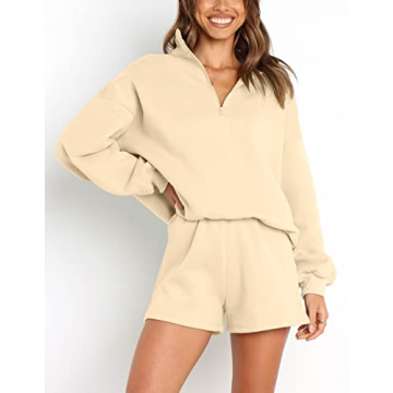 MEROKEETY Women's Cozy Fall Oversized Lounge Set