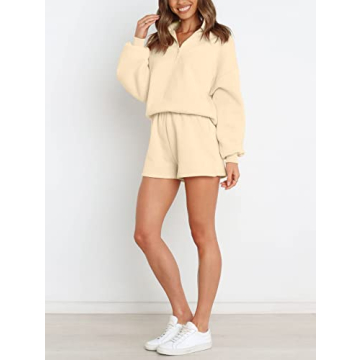 MEROKEETY Women's Cozy Fall Oversized Lounge Set