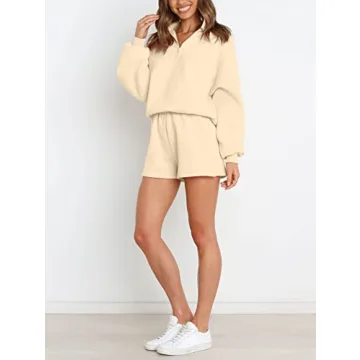 MEROKEETY Women's Cozy Fall Oversized Lounge Set