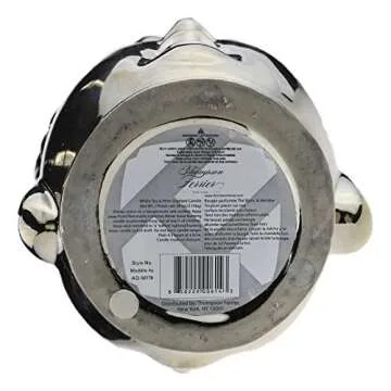 Thompson Ferrier Buddha Candles - Cassis Pomegranate - Luxury Scented Candle - Decorative Candle Made with Soy Wax Blend & All Natural Essential Oils - Silver