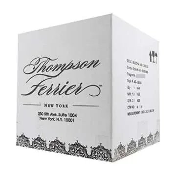 Thompson Ferrier Buddha Candles - Cassis Pomegranate - Luxury Scented Candle - Decorative Candle Made with Soy Wax Blend & All Natural Essential Oils - Silver