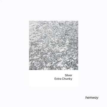 Hemway Glitter Paint Additive Crystals for Acrylic Emulsion Paint, Interior & Exterior Walls, Wood, ...