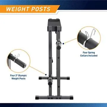 Marcy Combo Weights Storage Rack for Dumbbells, Kettlebells, and Weight Plates DBR-0117 gray 18.00 x 36.00 x 54.00 inches