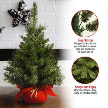 National Tree Company Artificial Christmas Tree, Green