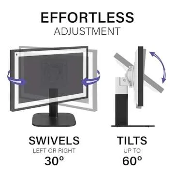 Tilt and Swivel Stand for Echo Show 15 - Stylish & Functional