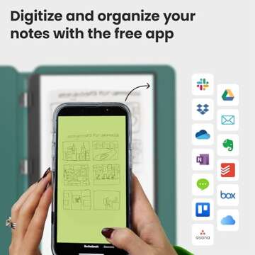 Rocketbook Pro 2.0 Reusable Professional Smart Notebook, Letter Size 8.5x11, Green - Lined & Dot Grid Pages, App-Connected, Erasable, Premium Cover, Ideal for Work Notes and Business Meetings