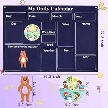 My First Daily Calendar-Preschool Classroom Must Haves, Circle Time Learning Center, Days of the Wee...