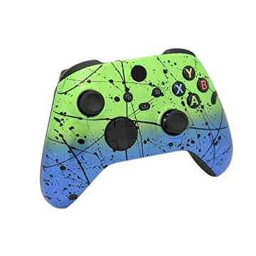 Custom Green & Blue Fade Wireless Gaming Controller