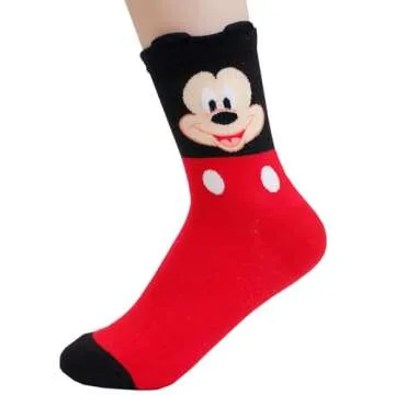 evei Animation Character Cartoon Series Collection Women's Original Socks (D01_5 pairs)