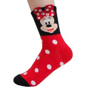evei Animation Character Cartoon Series Collection Women's Original Socks (D01_5 pairs)