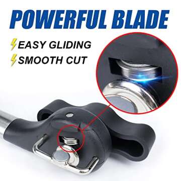 PrinChef Safe Smooth Edge Can Opener with Magnet