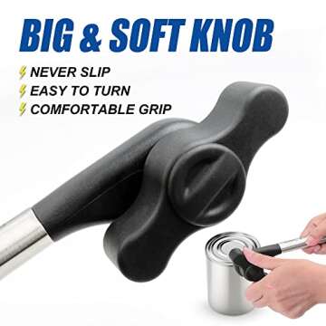 PrinChef Safe Smooth Edge Can Opener with Magnet