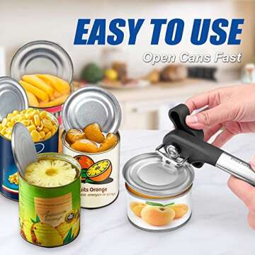 PrinChef Safe Smooth Edge Can Opener with Magnet